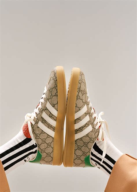 gucci x adidas green sneakers|Gucci Adidas originals.